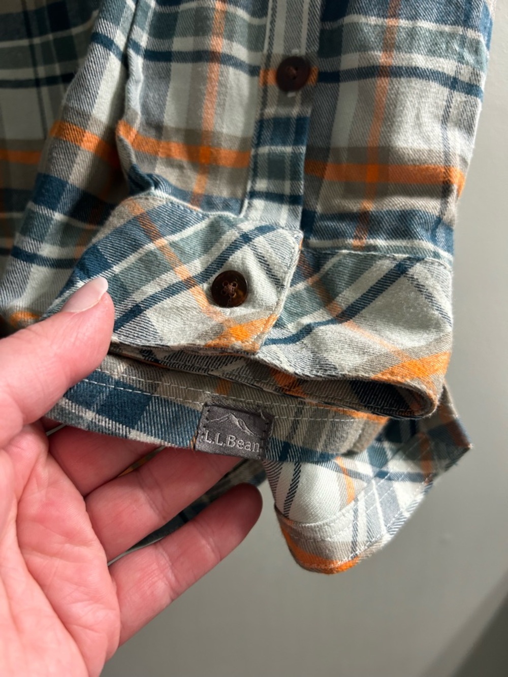 L.l. Bean Men's Katahdin Performance Flannel Shirt, Traditional Fit - Picture 5 of 9